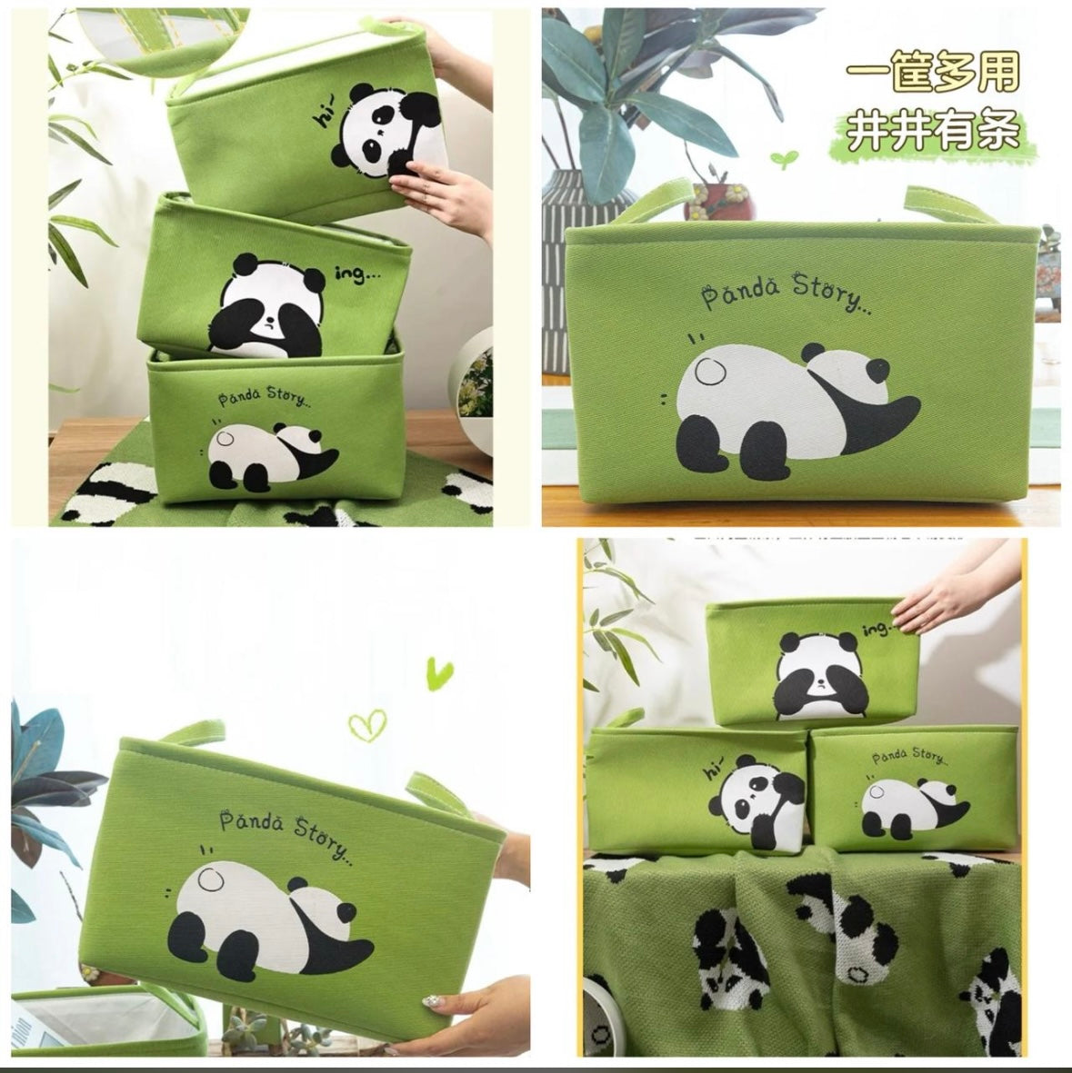 Panda storage organizer (1 piece) assorted design
