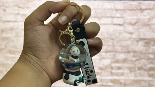 Cute character water keychain