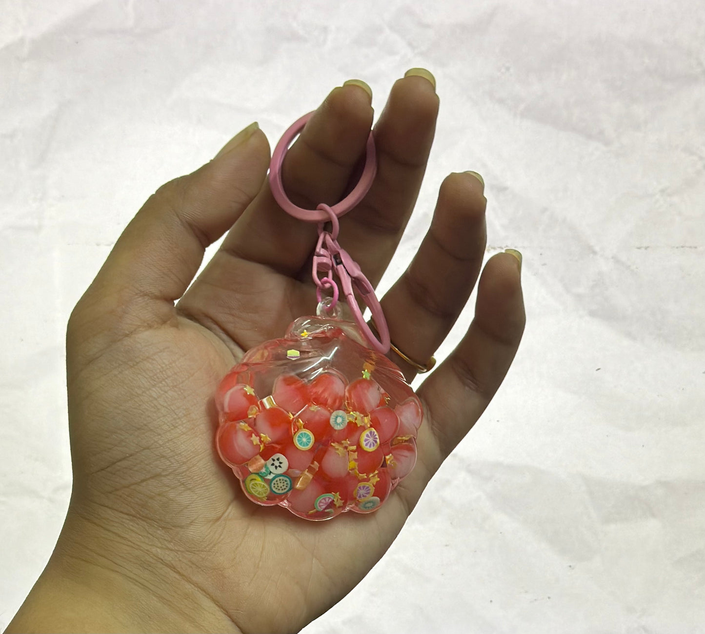 Shell water keychains