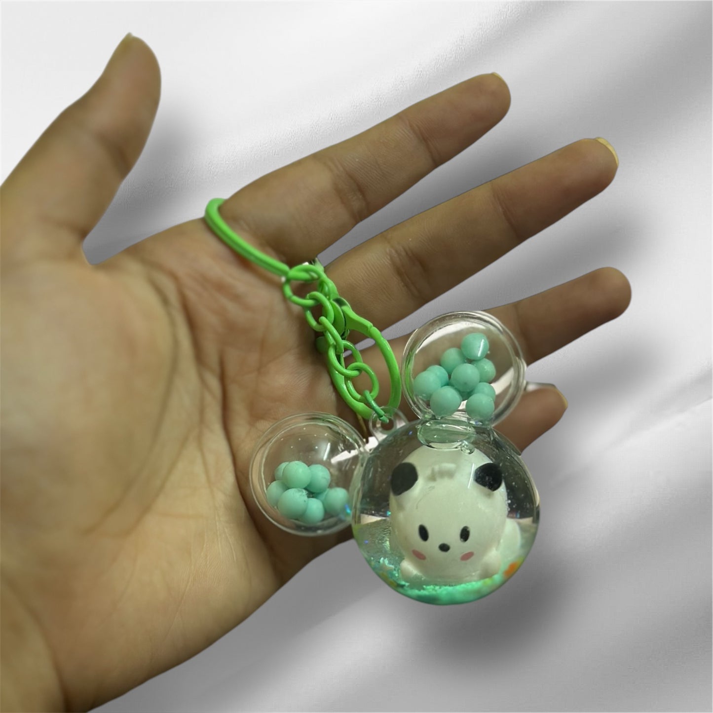 Mickey shaped water keychain
