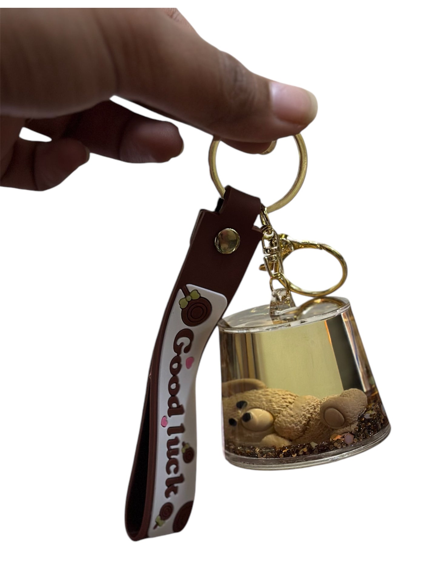 Teddy water keychain assorted