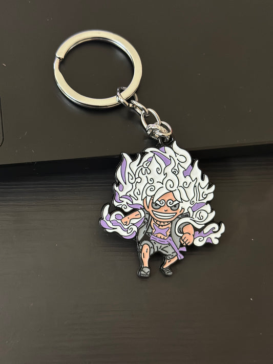 Luffy metal keychain