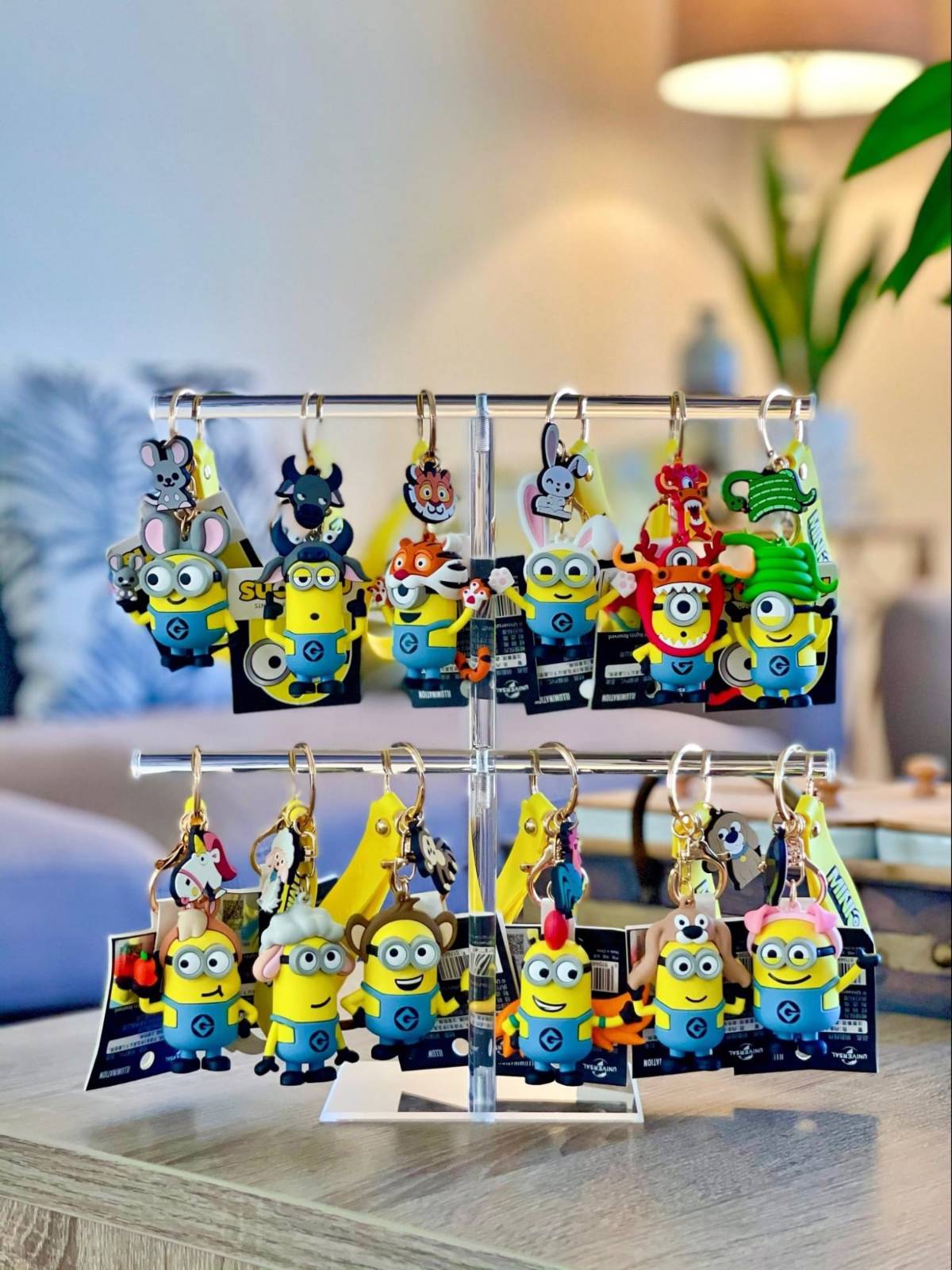 Minion animal theme keychain- 1 pc