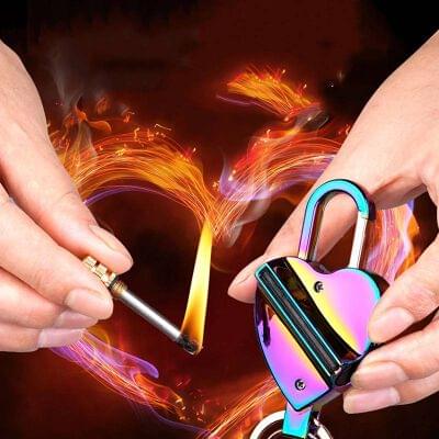 Heart Flint Lighter and Hook with Torch- assorted