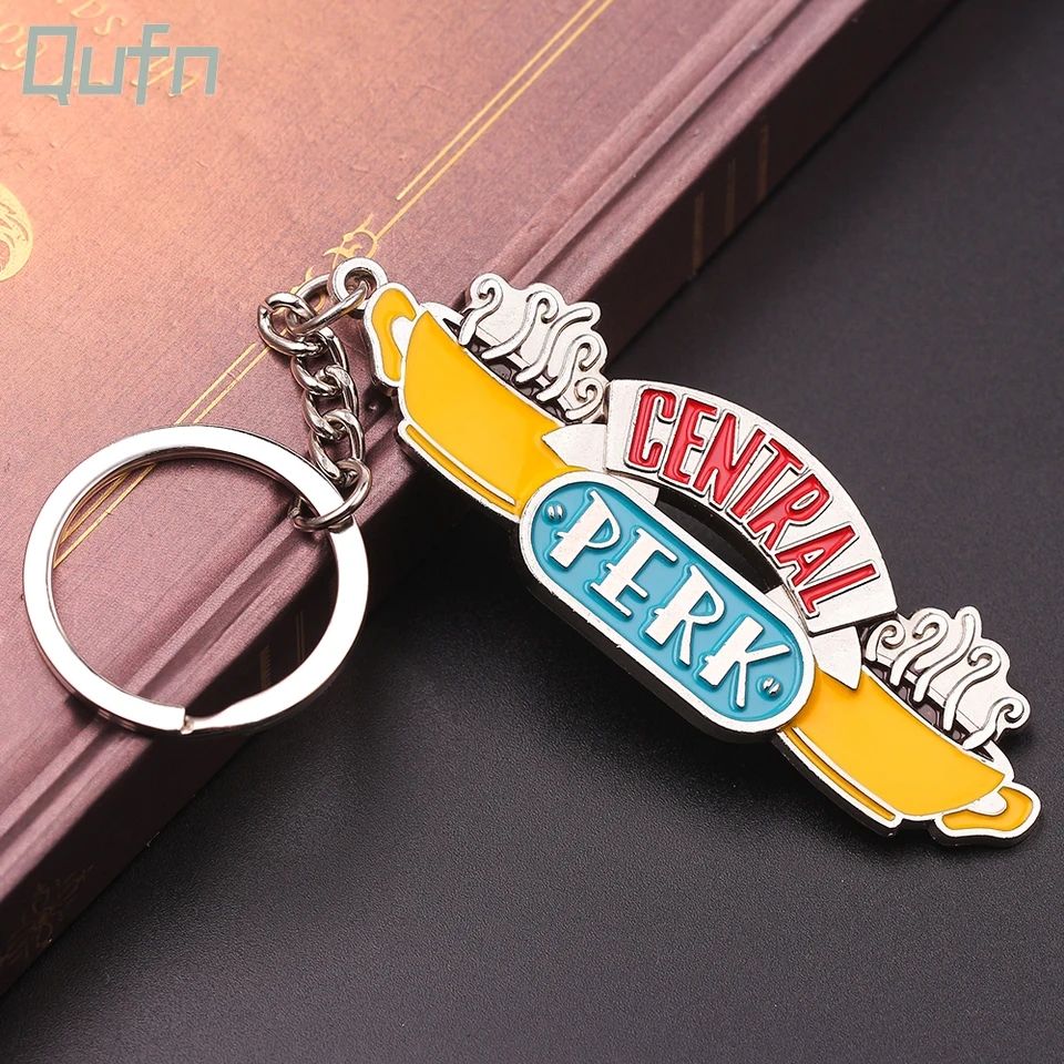 Central Perk Metal Keychain