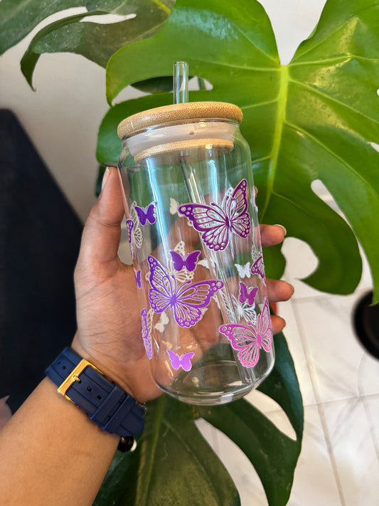 Butterfly Glass sipper