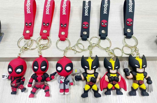 Deadpool and wolverine keychain - 1 pc