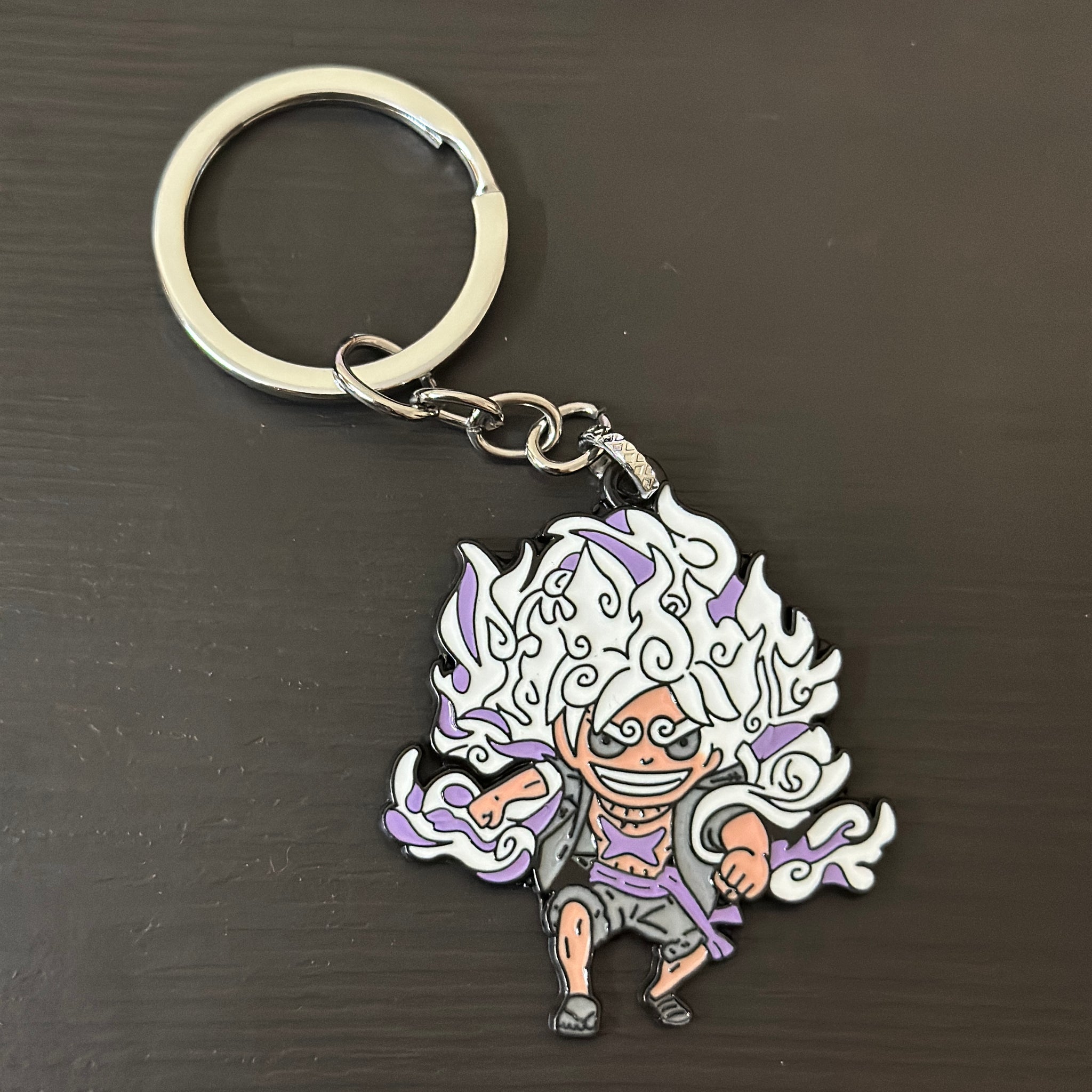 Luffy metal keychain