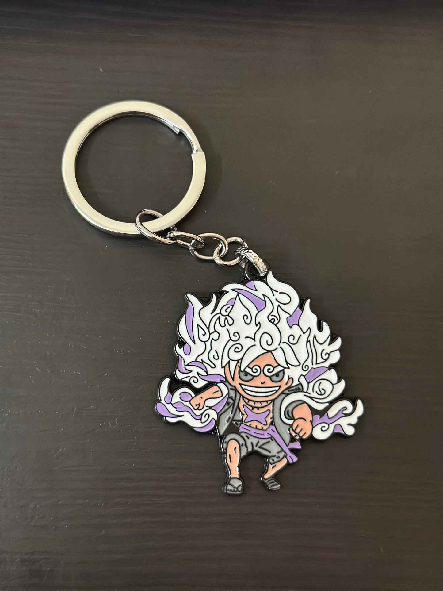 Luffy metal keychain