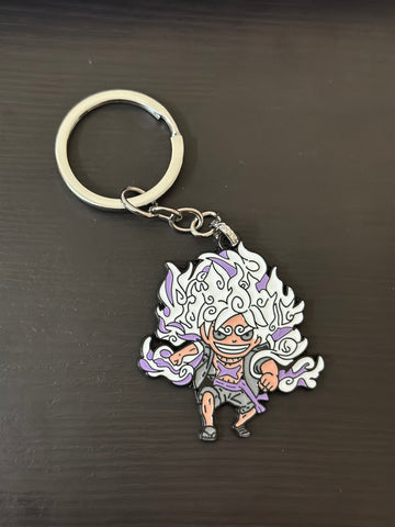 Luffy metal keychain