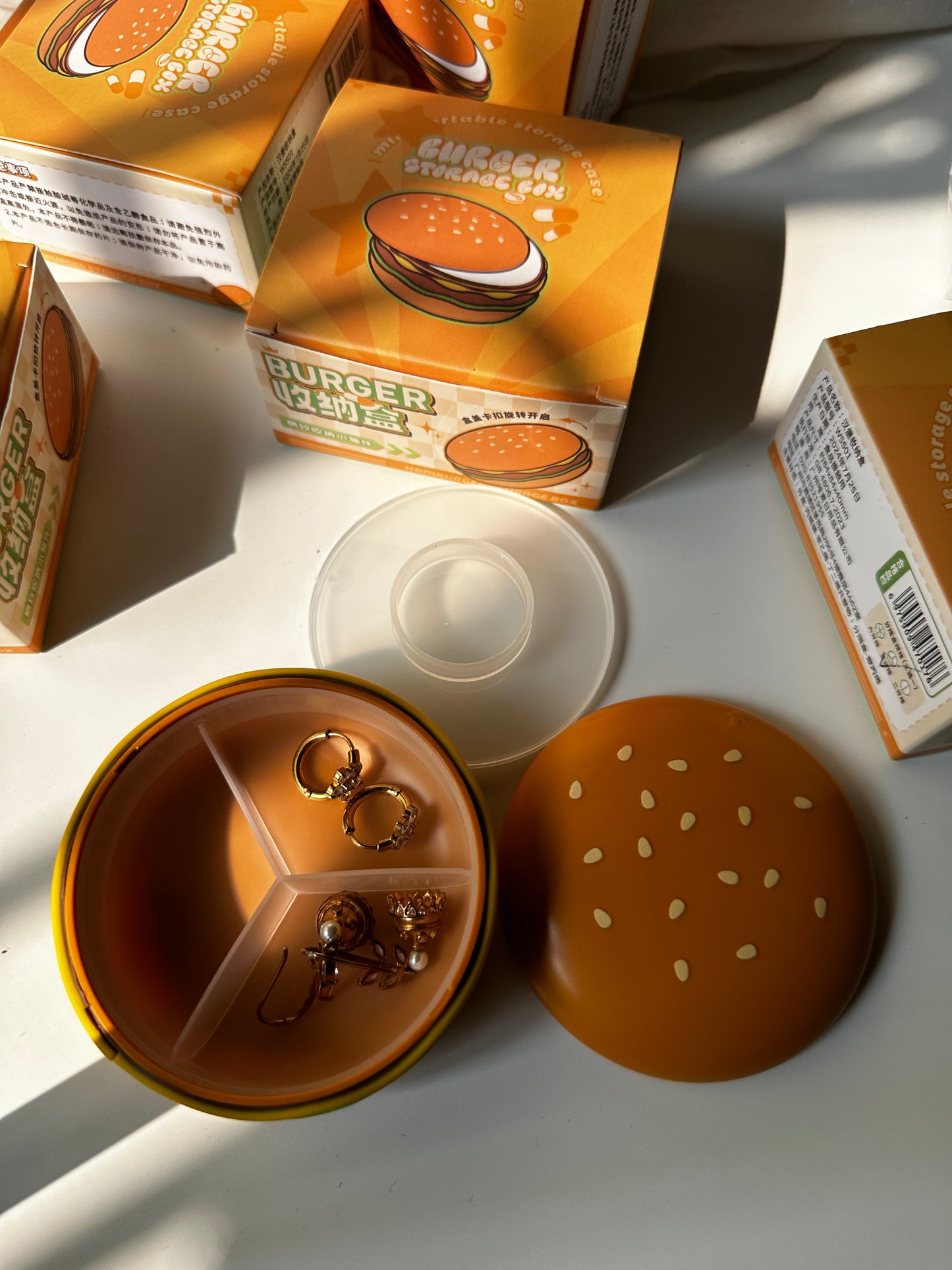 Burger storage box