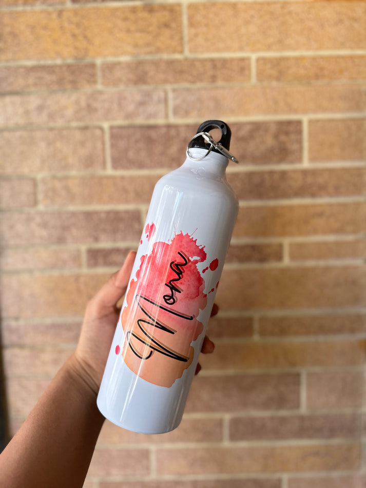 Personalized Name Bottle (Splash effect) – All You Need