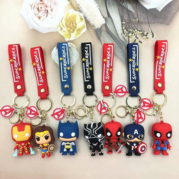 Super Hero Keychains