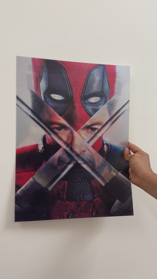 Deadpool & Wolverine 3D Poster (1 pc)
