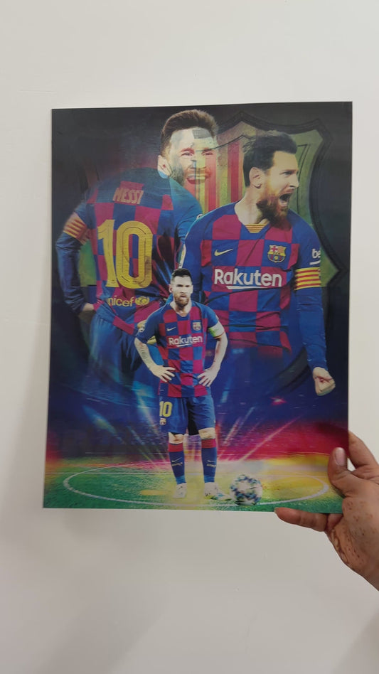 Messi 3D Poster (1 pc)