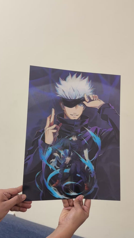 Gojo 3D poster