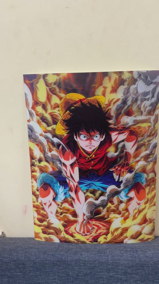 Luffy 3D Poster (1 pc)